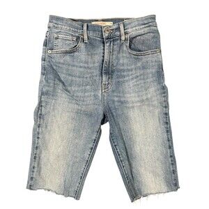 Levis Mile High Super Skinny Cut Offs Denim Jeans Shorts Womens 28 10 in Inseam
